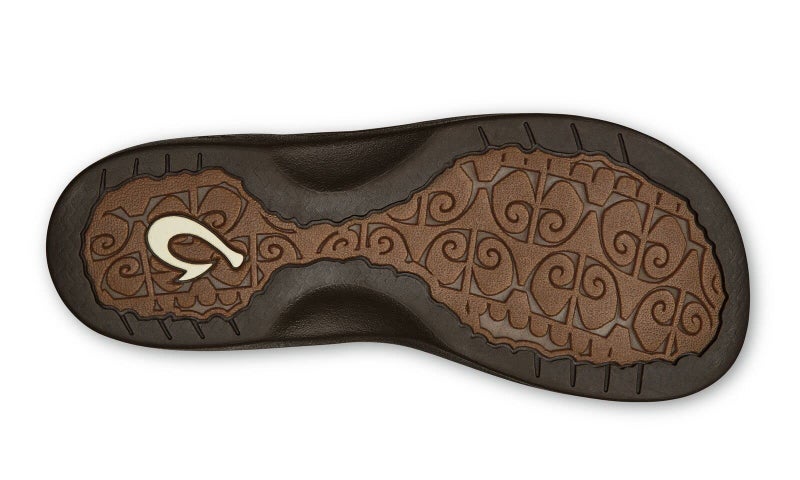 OLUKAI Ohana Women's Beach Sandals, Water Resistant Flip Flops, Arch Support & Comfort Fit, Lightweight & Durable, Enhanced Grip & Traction, Dk Java/Dk Java, 10 - Image 3